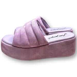 Free People Purple Platform Sandals